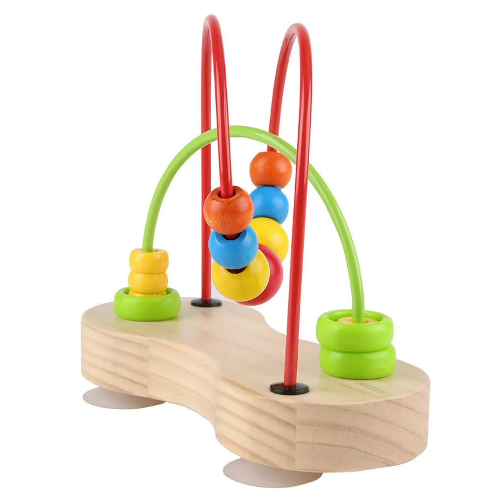 Hape E1801 Double Bubble Labyrinthe à Billes en Bois pour Éveil Bébé - 7