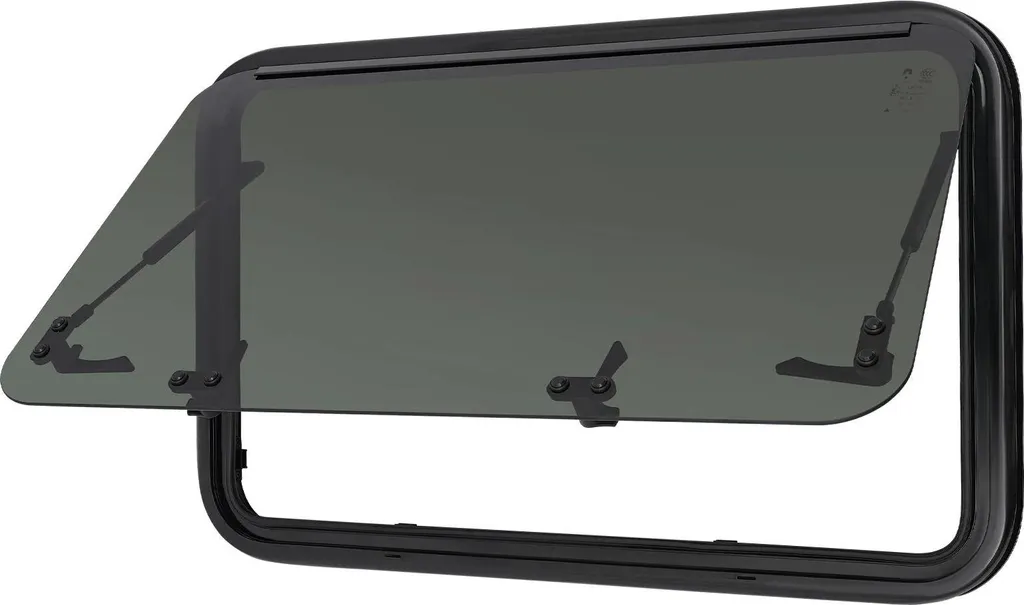 Fenêtre étanche pour camping-car fini les infiltrations avec ce modèle noir