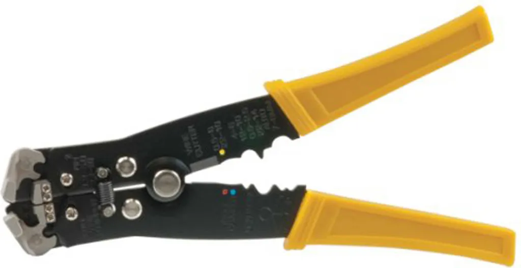 Pince à dénuder pour câbles de 0,2-6 mm² avec coupe-fil en acier
