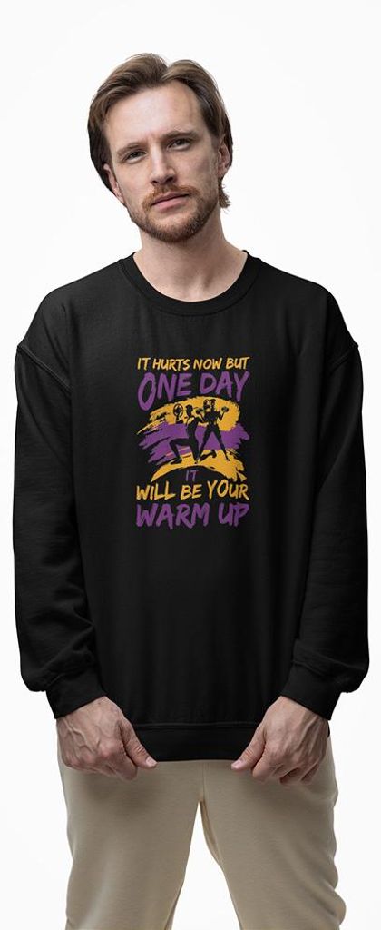 D&B Design Uni Pullover SWST00016 One Day Schwarz-Größe L