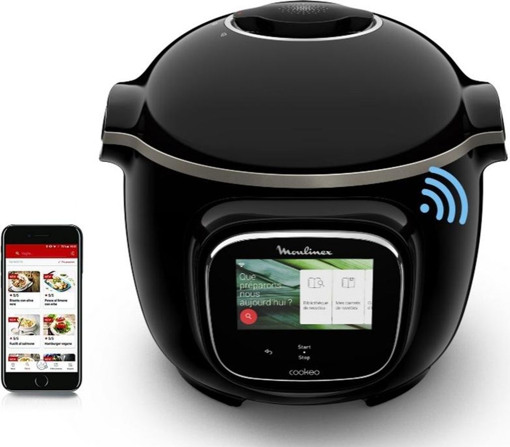Moulinex CE9028, 4 L, 1600 W, Čierna, Keramický, LCD, 6 Obrázok produktu 