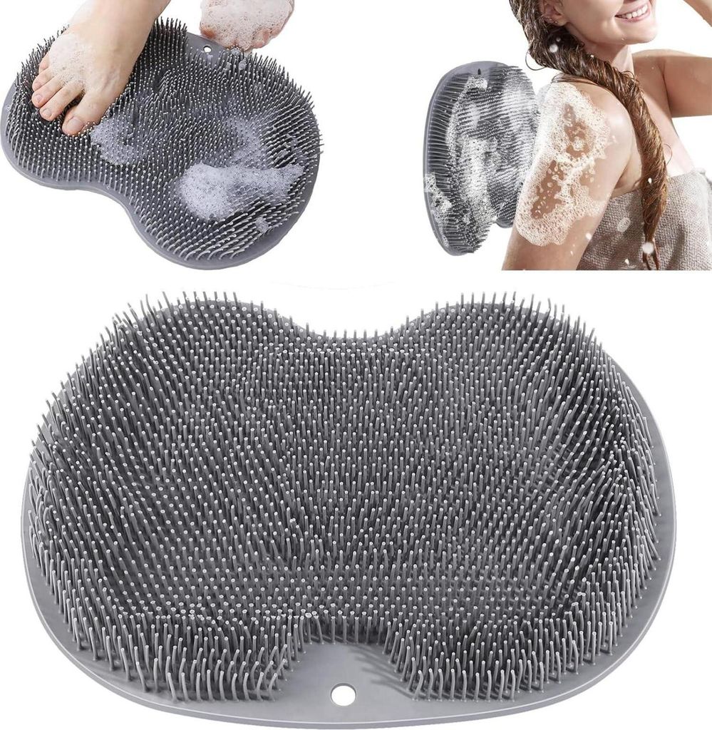 Tappetino in silicone Spazzola per piedi Doccia Cuscinetto Immagine del prodotto 