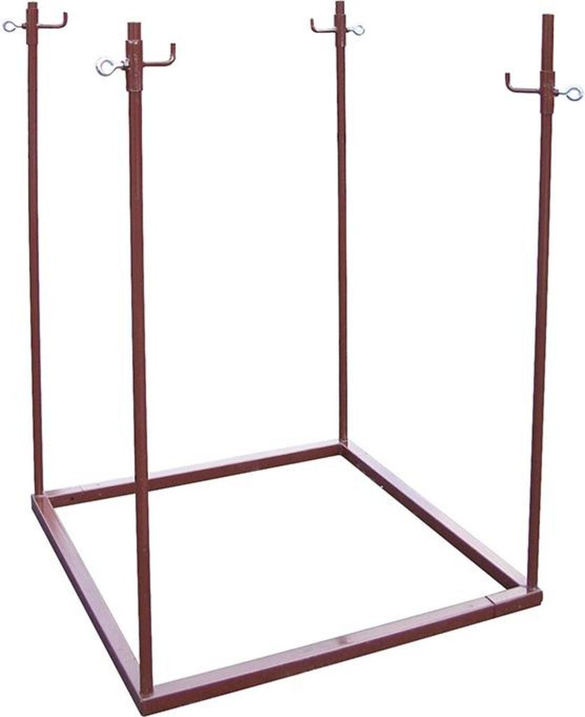 Müller & Baum Big Bag Halter, braun lackiert, L x B x H: Produktbild 