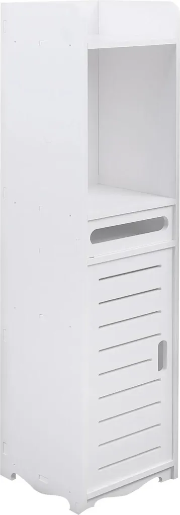 Meuble gain de place pour salle de bain étroite, armoire mince