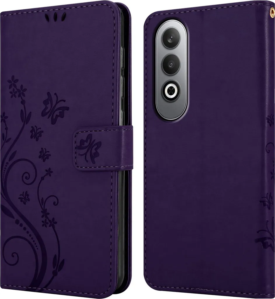 Cadorabo Custodia Libro Per OnePlus 6T – Portafoglio In Pelle Sintetica Con Vani Carte, Stand E Chiusura Magnetica, Colore Rosso Mela - 3