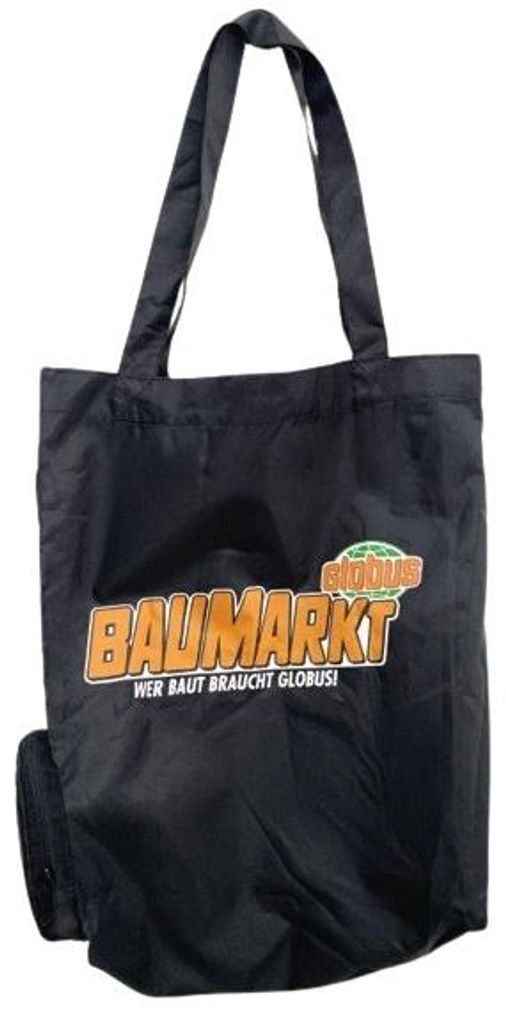 TrendLine Einkaufstasche mit Logo auf Taschenformat zusammenfaltbar