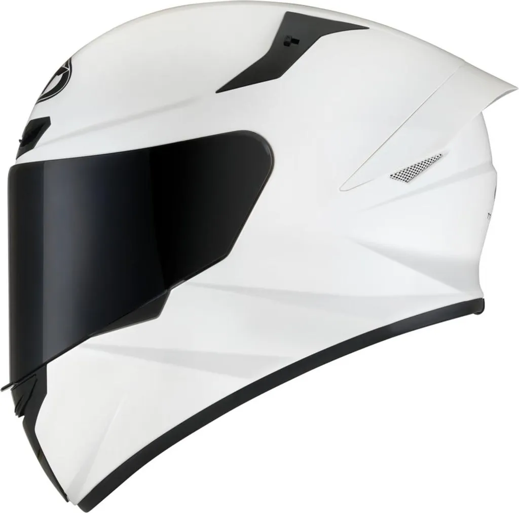 Casque KYT TT Course Blanc XL - Finissez-en avec le Bruit et la Buée