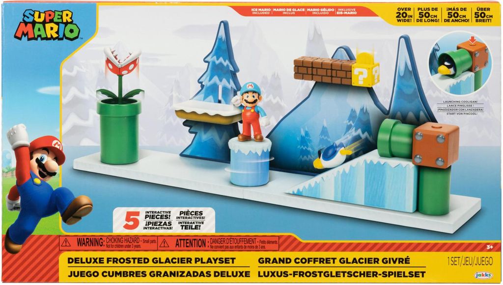 Jakks Pacific Nintendo Super Mario Spielset mit Figur Luxus Frostgletscher 40619 (576-6194)