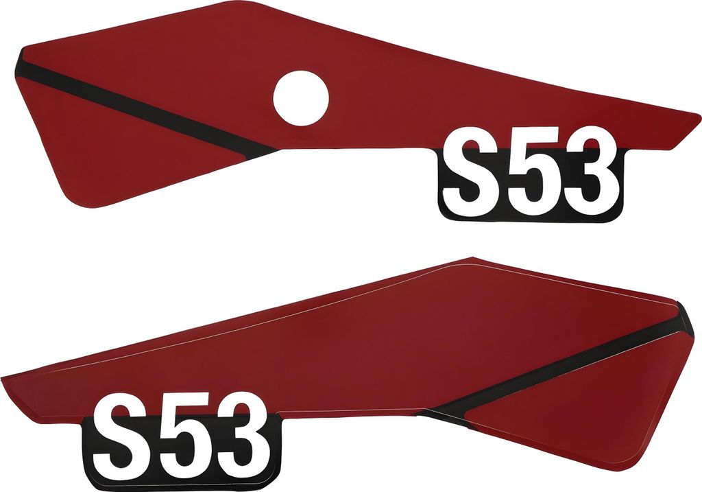 Klebefolie - für Seitendeckel, links, S53OR