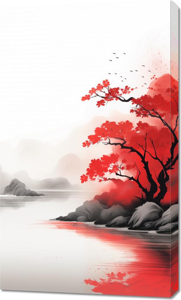 Bild 60x100cm Ruhe bei der Meditation