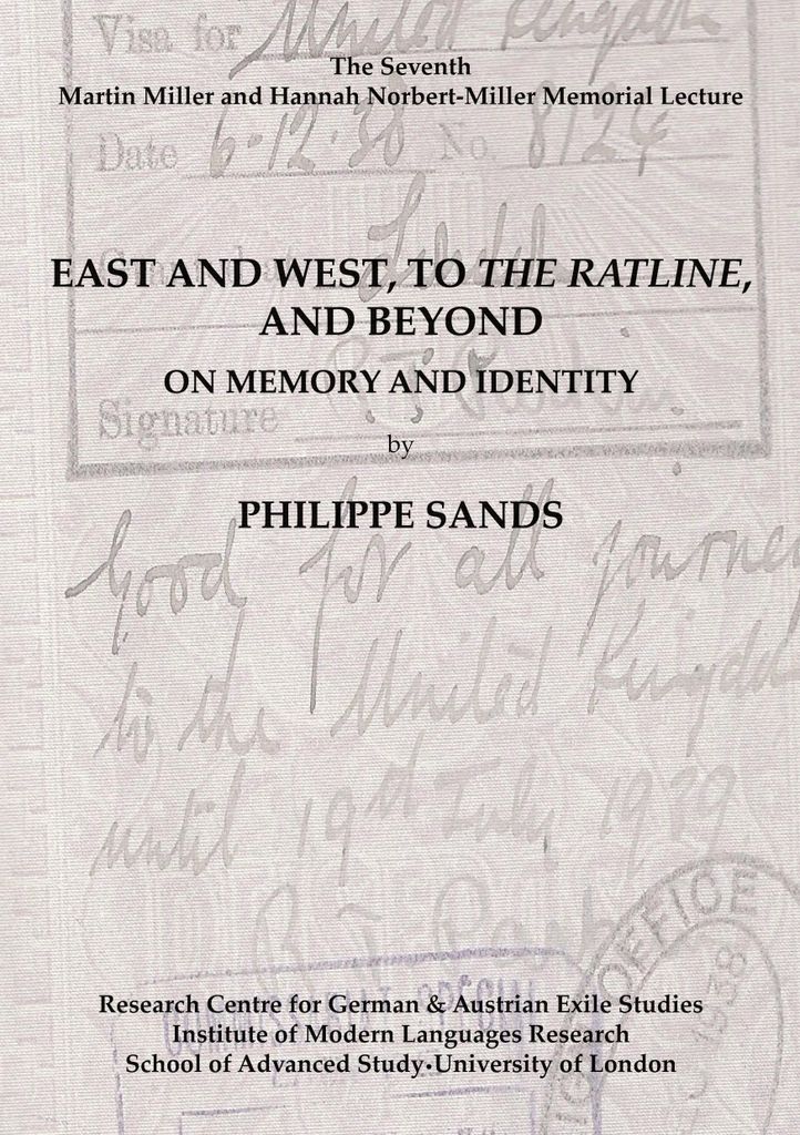East and West, to The Ratline, and Beyond