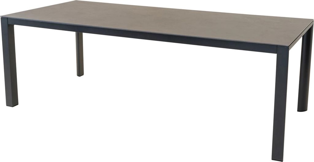 Tisch - 220x100 cm - Aluminium - Sinterstein + Fiberglas