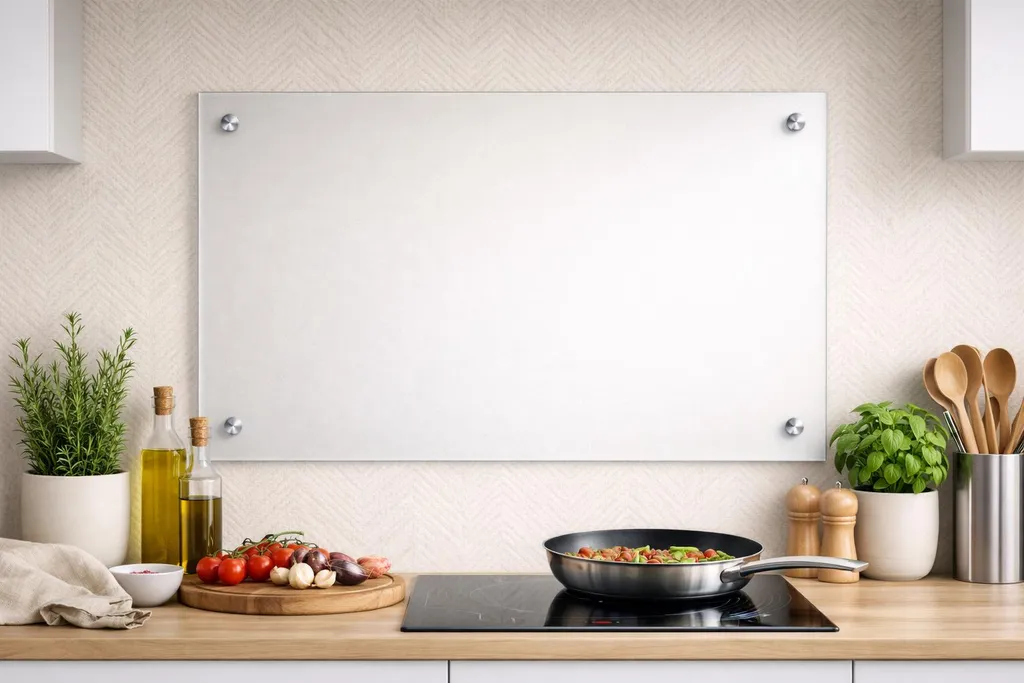 Paraspruzzi Vetro Temperato VCM Esilo 90x50 | Sicuro e Facile - 2