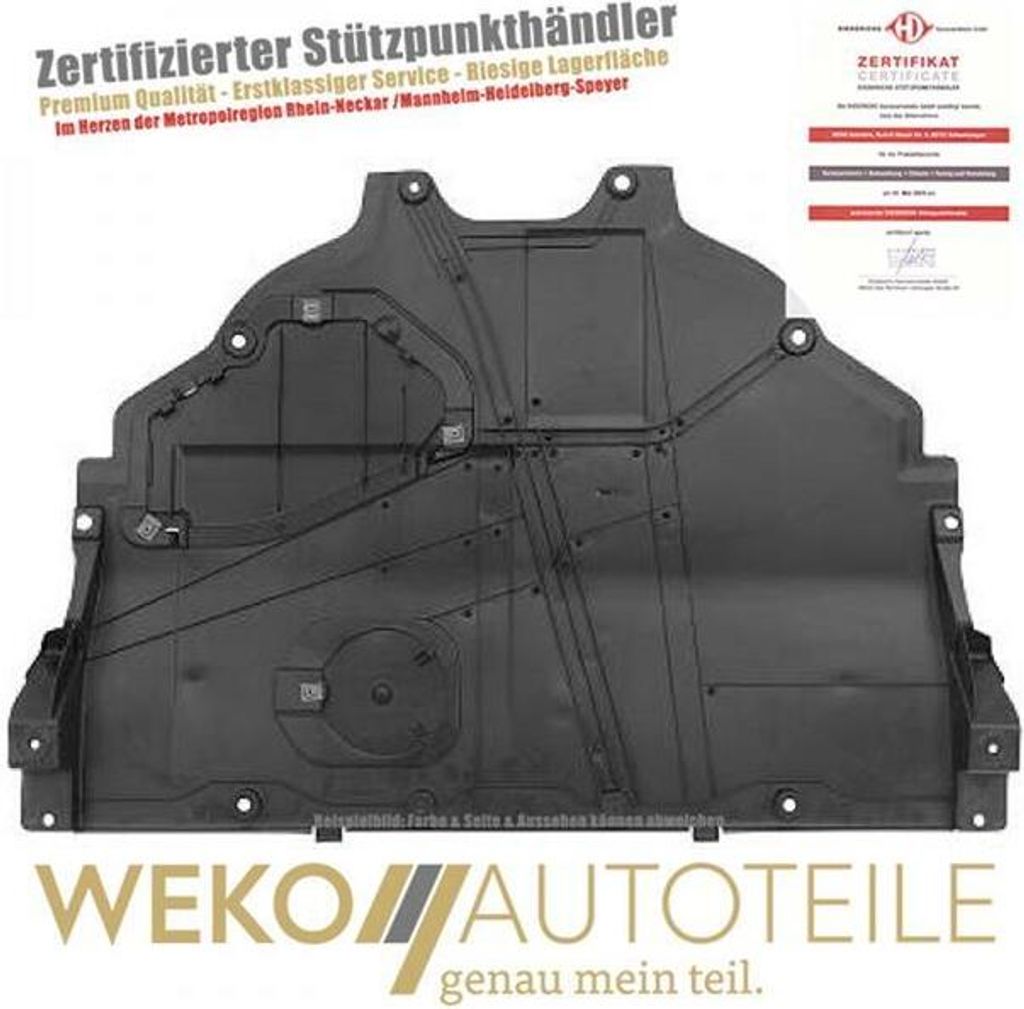 Motorabdeckung vorne unten DIEDERICHS 8056200 für MAZDA