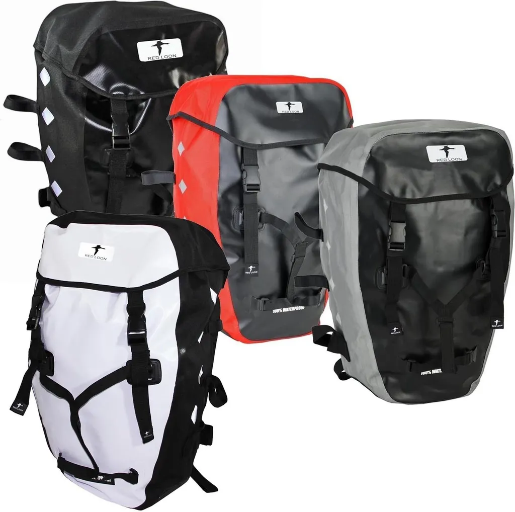 Sac à dos vélo Red Loon Pro : Finies les affaires mouillées grâce à la bâche