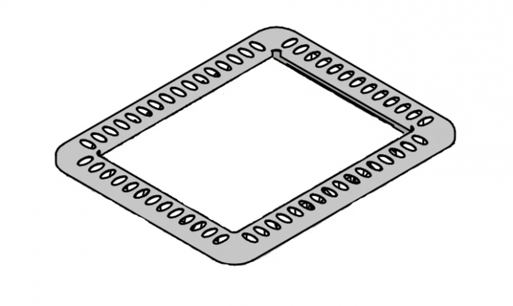 Grille d'aération supérieure Harvia : réparer votre poêle 20/26 Pro