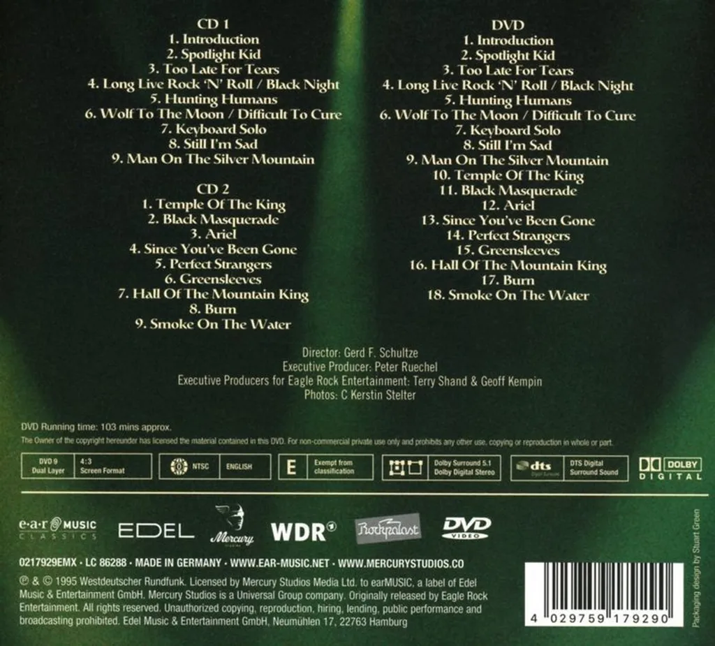 Coffret Triple Disque Black Masquerade avec 2CD et DVD Format Digipak - 3