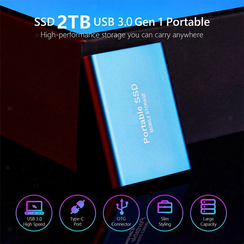 Melario Portable 2TB USB 3.0 Externe RH6317