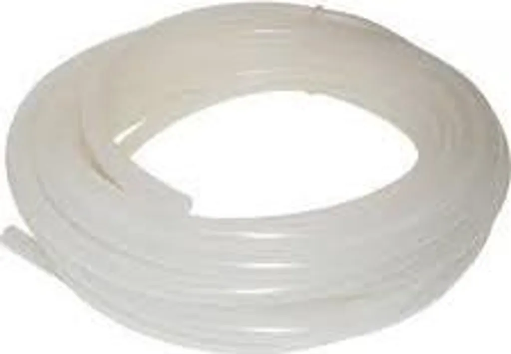 Tuyau silicone 5mm pour système CO2 et pompe air aquarium, 1 mètre