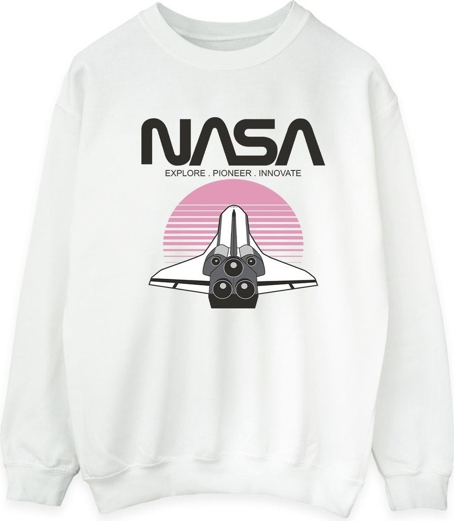 NASA - Sweatshirt für Herren BI48180 (L) (Weiß)