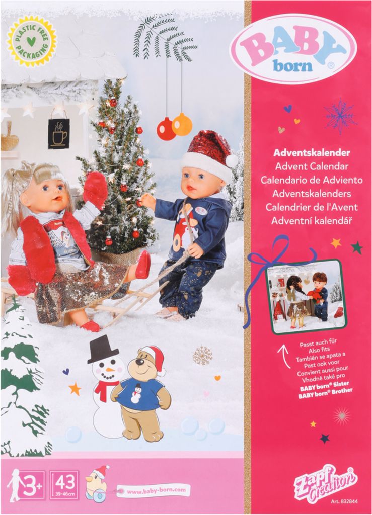 Zapf BABY born Adventskalender 2022 832844 Kaufland