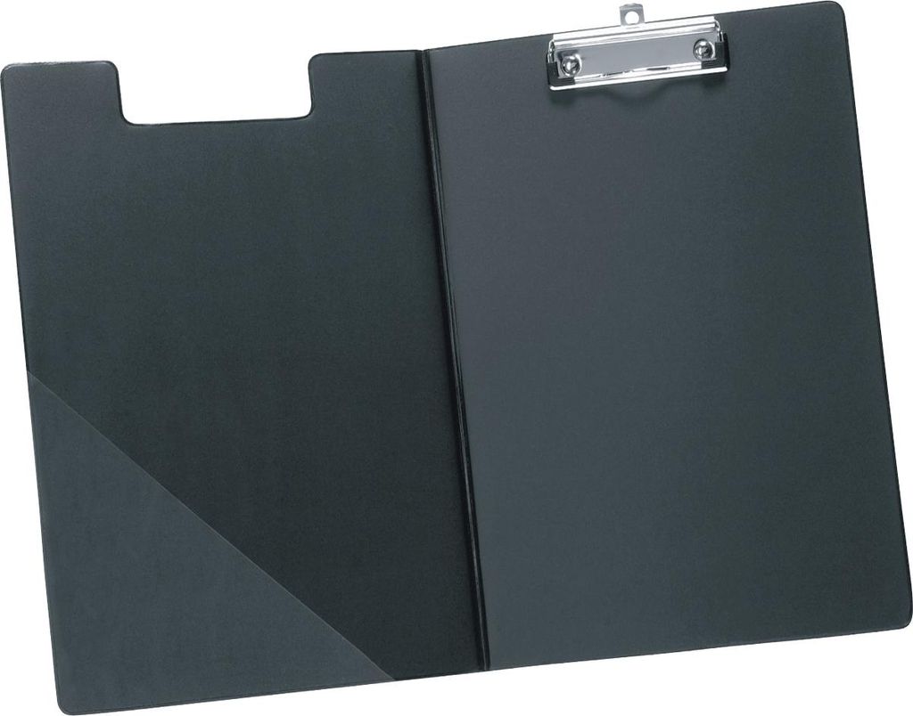Klemmbrettmappe DIN A4 Polypropylen schwarz Produktbild 