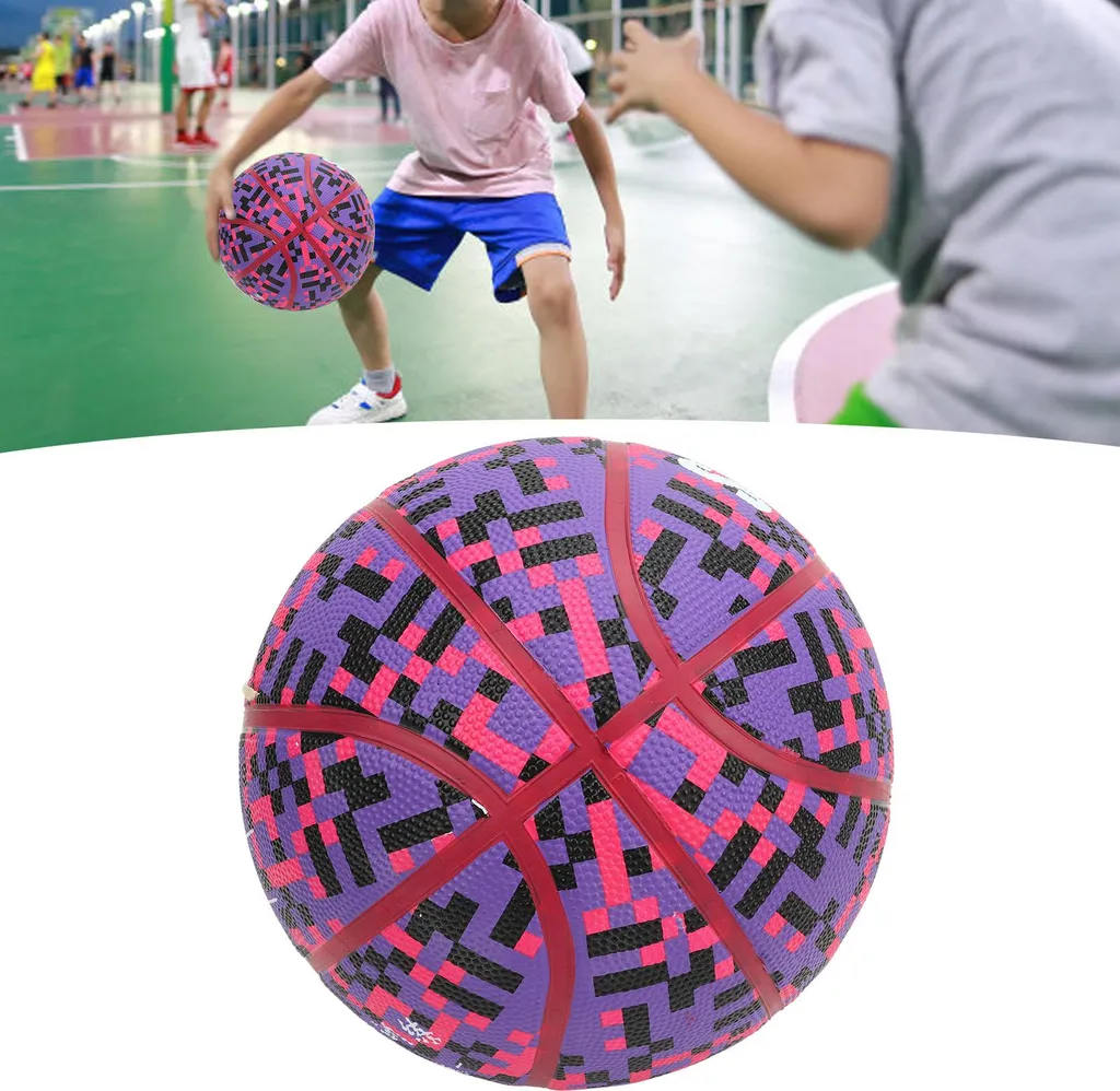 Ballon basket enfant taille 5 résistant - Ne se dégonfle pas au jeu - 4