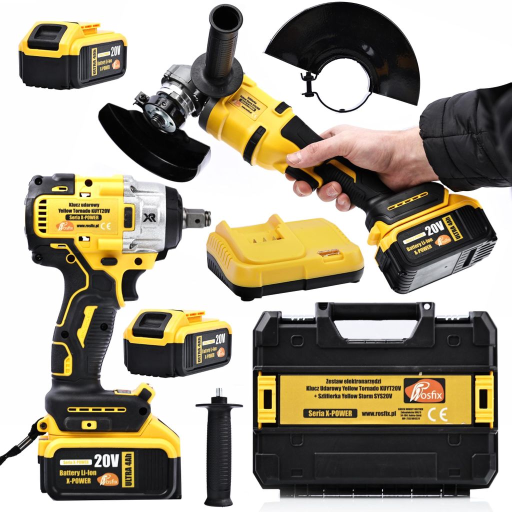 Zestaw elektronarzędzi Klucz Udarowy Yellow Tornado KUYT20V Zdjęcie produktu 
