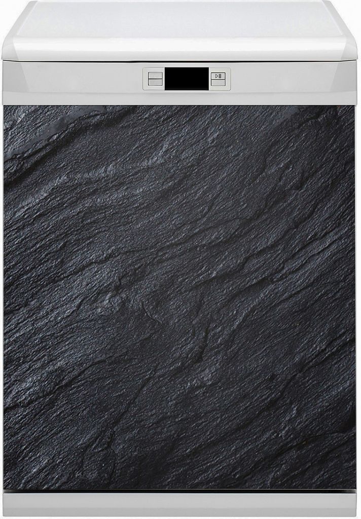 Magnetmatte Geschirrspüle Abwaschbar Küche Magnete Dekor 60x80 cm - Schwarzer Marmor