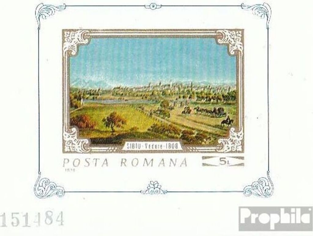 Briefmarken Rumänien 1970 Mi Block79 (kompl.Ausg.) gestempelt Brukenthal-Museum