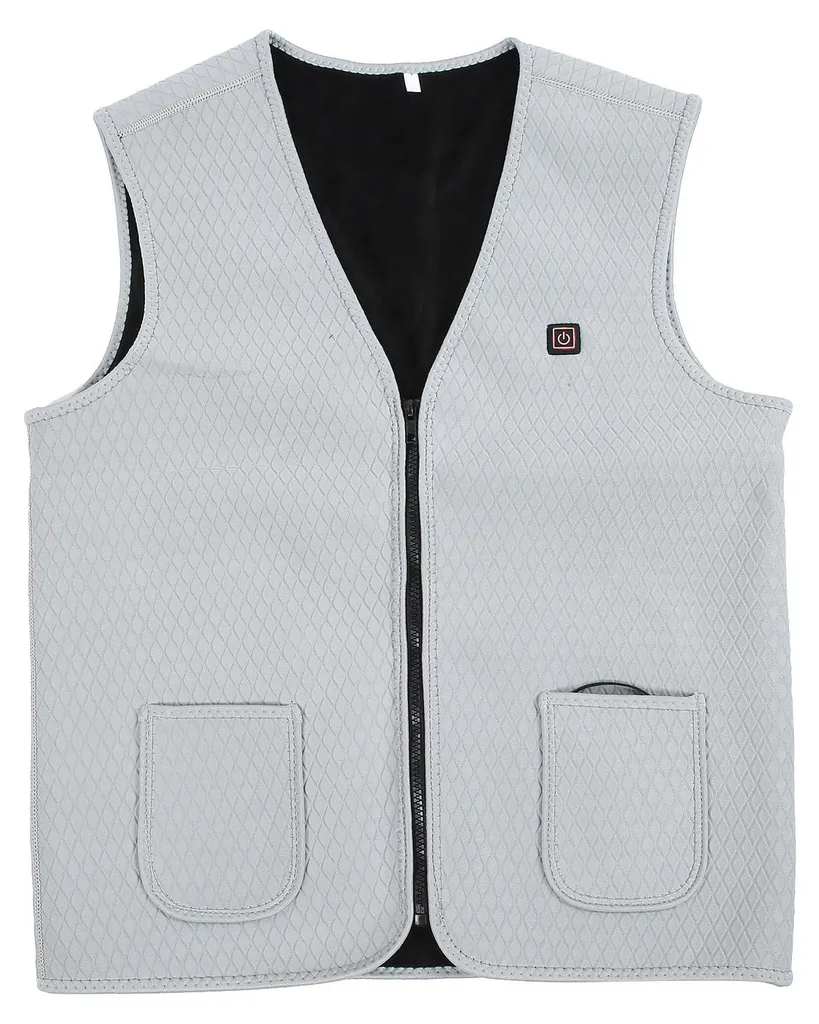 Gilet chauffant USB pour moto randonnée et travail en extérieur en hiver