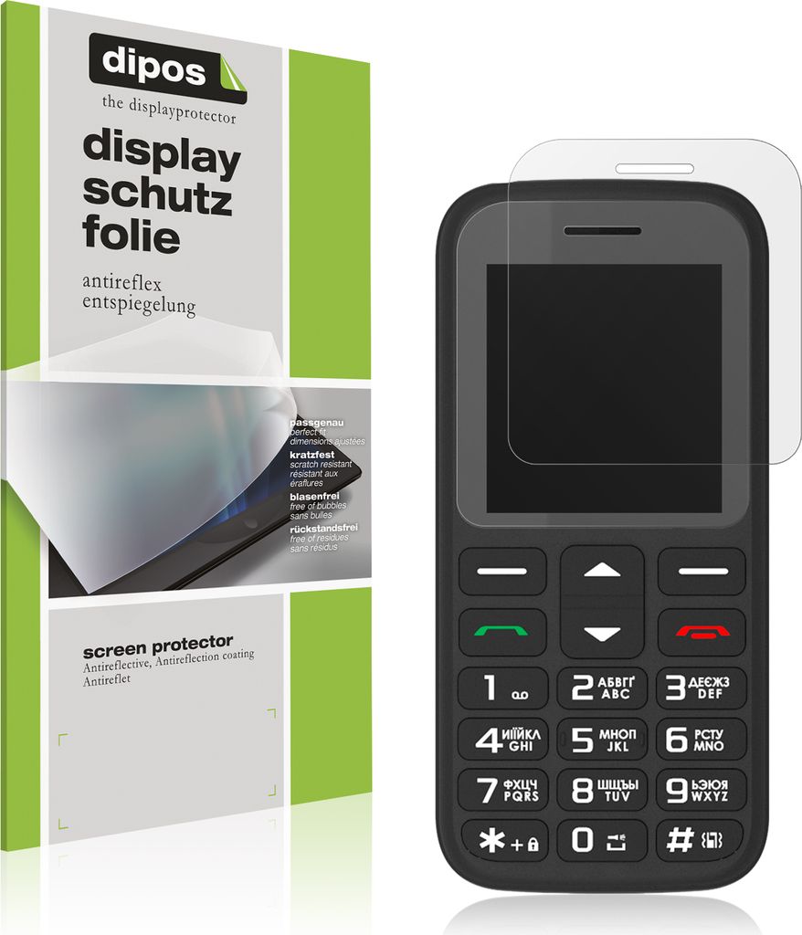 4x Schutzfolie für Sigma Comfort 50 Hit matt Displayschutzfolie Folie Display Schutz dipos