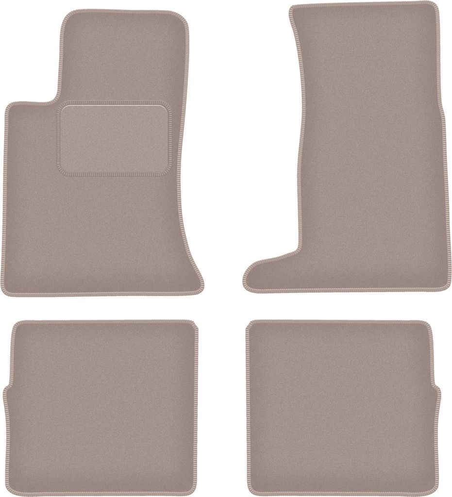 Velours-Autoteppiche für: Cadillac SRX 0 (2004-2010) Beige