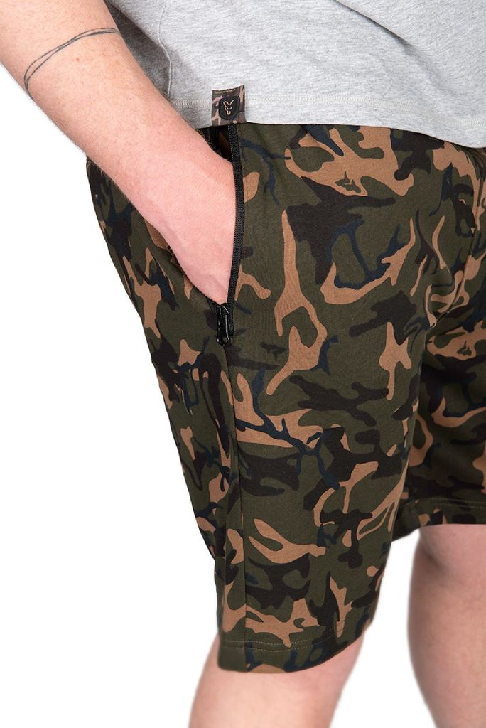 Fox LW Camo Combat Short – Angelhose In Tarnfarben, Kurz, Mit Cargotasche