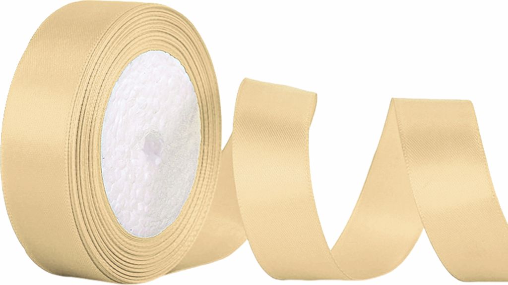 22,8 m einfarbiges Band, 2 cm Breite, Verpackungsband, Polyester-Tortenschachtelband für Hochzeitsdekor-Sträuße, DIY-Projekte
