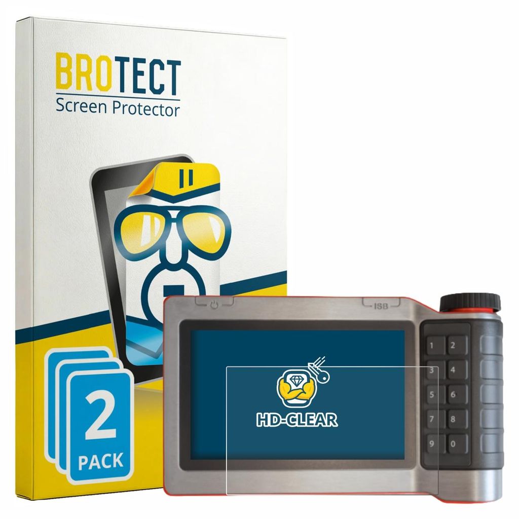 2x Für Kverneland IsoMatch Tellus GO Plus Schutzfolie BROTECT Displayschutz Display Schutz Folie Klar Transparent