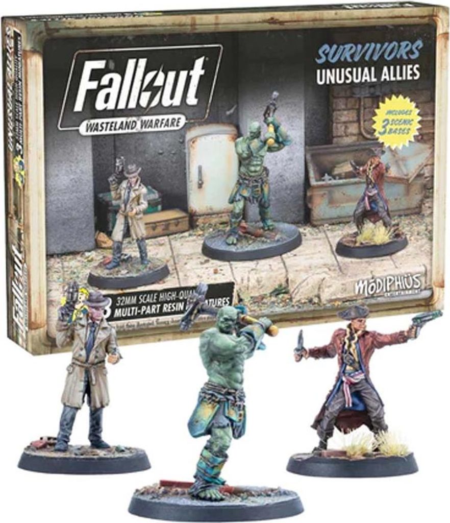Fallout Survivors Unusual Allies - Miniaturenspiel - ENG Zdjęcie produktu 