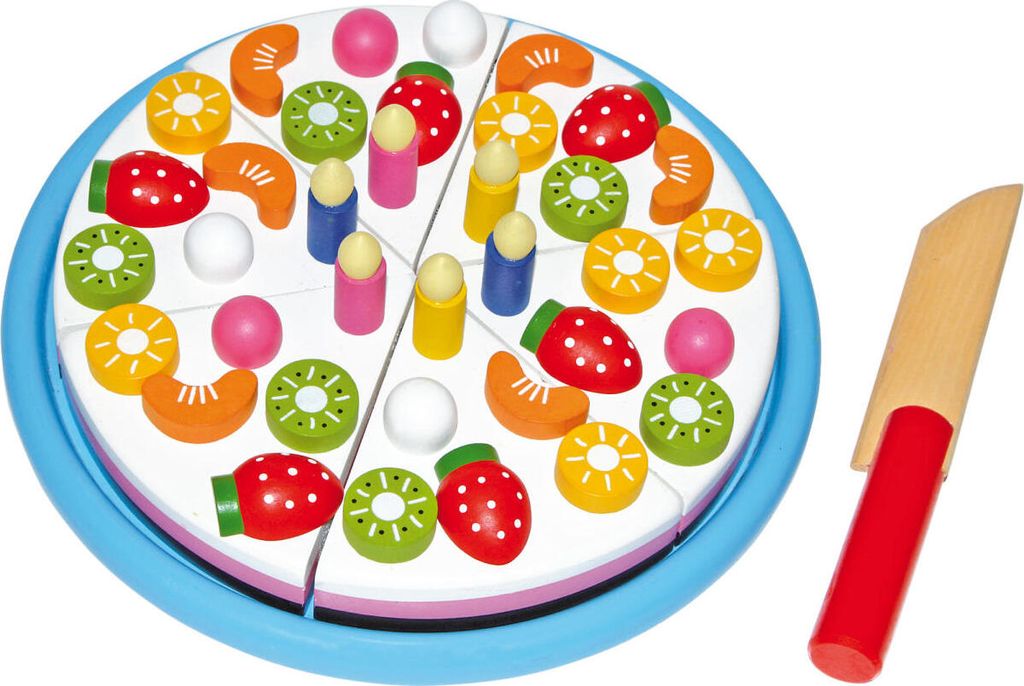 Schneide Geburtstagskuchen Kuchen Torte Geburtstag Teller Messer small foot