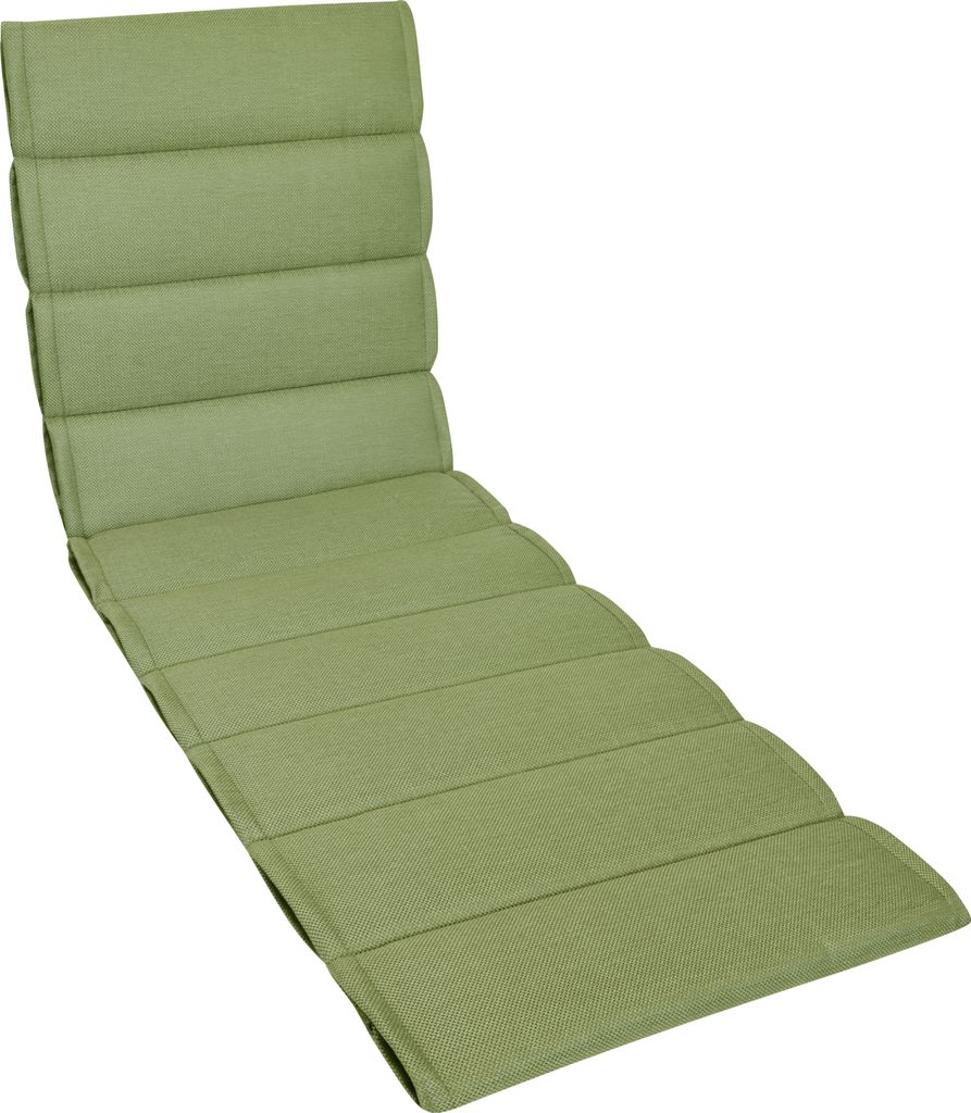 Herlag Liegenauflage Linnea Polsterauflage für Gartenliege 200x60x4cm Oliv