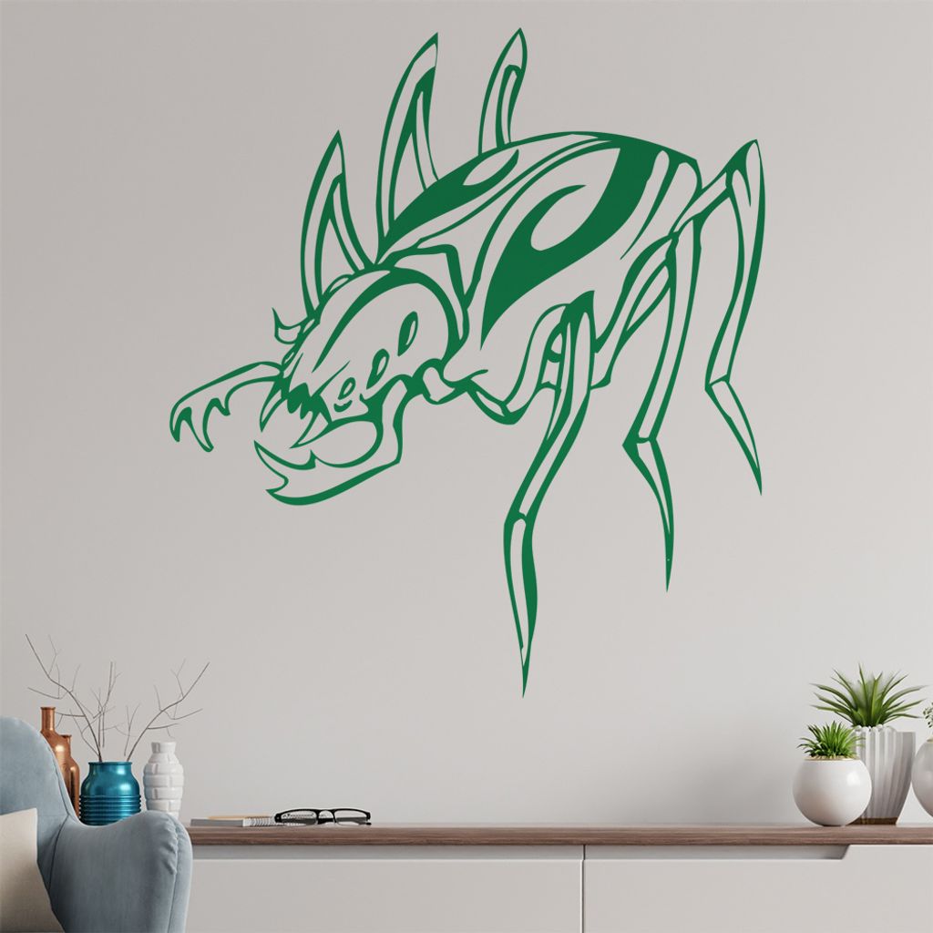 Riesen Käfer Wandtattoo in 6 Größen - Wandaufkleber Wall Sticker - Dekoration, Küche, Wohnzimmer, Schlafzimmer, Badezimmer