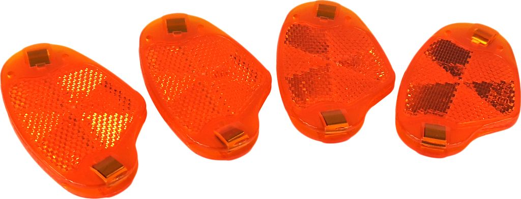 Busch & Müller Speichenreflektoren Speichenstrahler 4 Stück orange Strahler