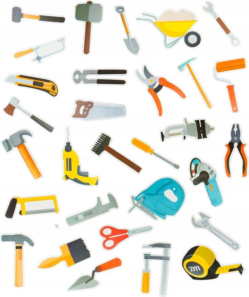 Autocollants décoratifs OUTILS Construction Rénovation Image du produit 