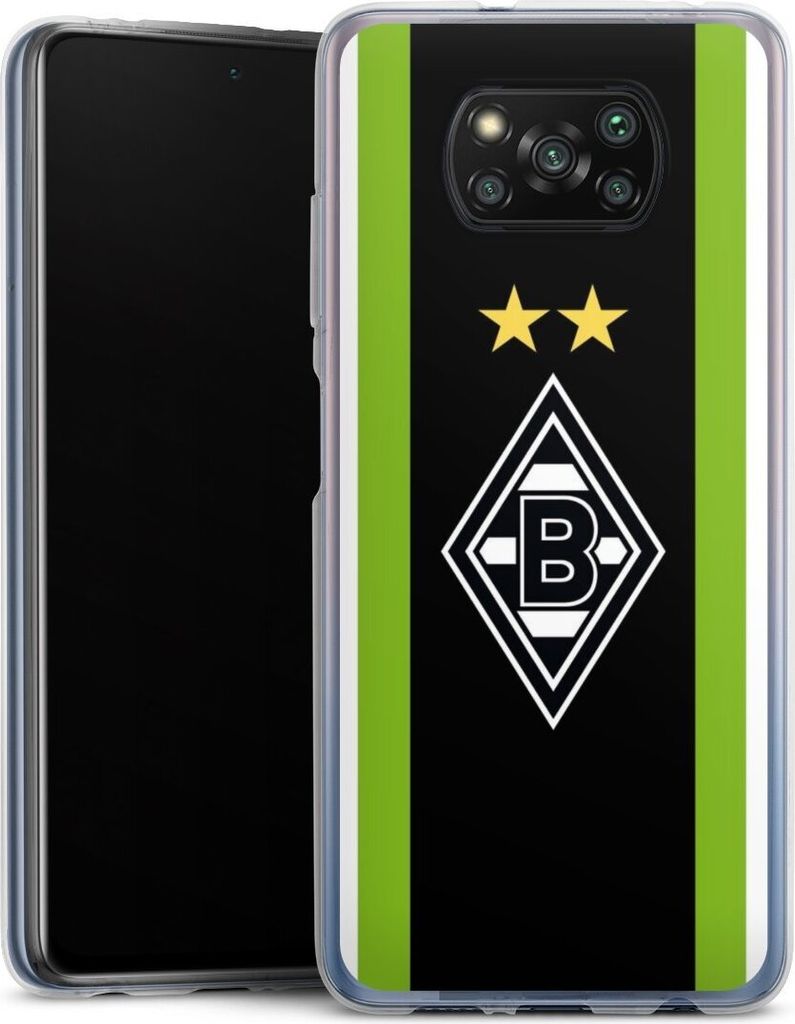 DeinDesign Handyhülle für Xiaomi Poco X3 Pro Silikon Hülle Case Smartphone Schutzhülle Borussia Mönchengladbach Gladbach Logo