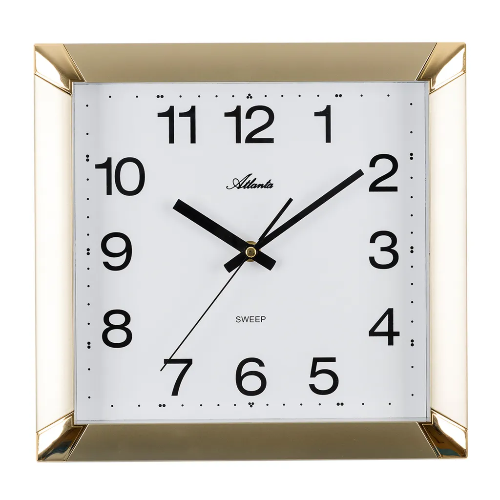 Atlanta montre 4457-9 horloge de bureau compacte pour seniors et pros