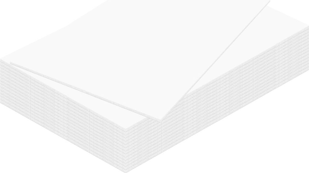 kangaro Foam Board 500 x 700 mm Stärke: 3 mm weiß 15 Stück