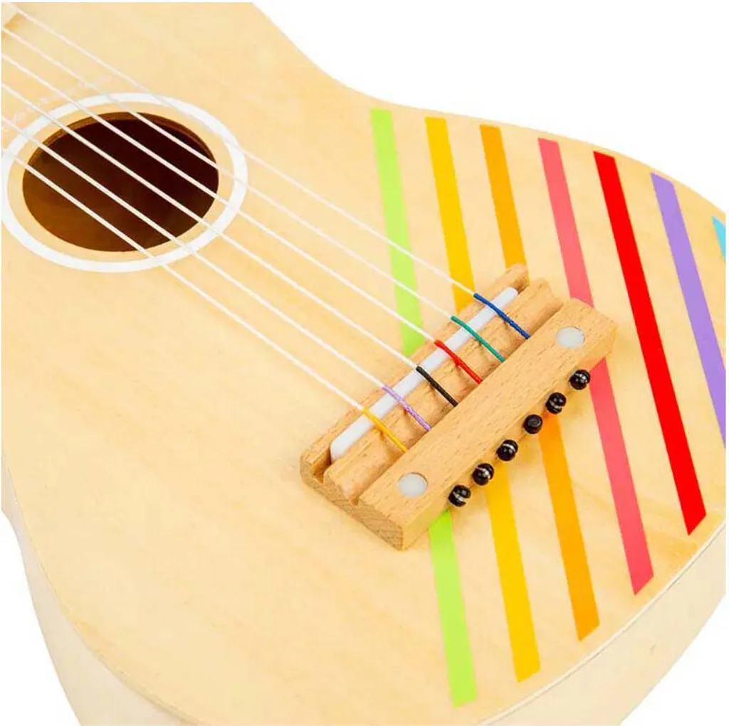 Guitare en bois Bigjigs robuste : finis les jouets musicaux fragiles