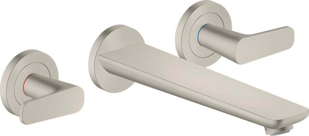 hansgrohe AXOR Citterio C 3-Loch Wannenarmatur Unterputzmodell für Wandmontage, 1 Verbraucher, 49482800