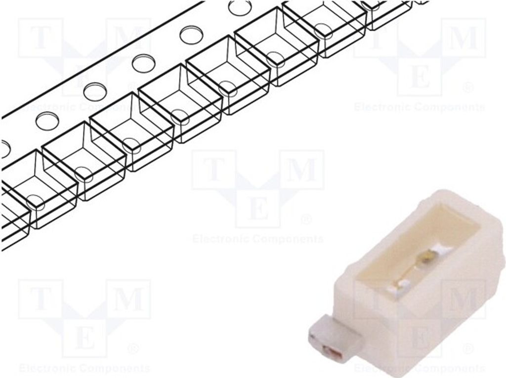 1x LED 3,1x1,2x1,3mm grün 3010 190÷610mlm 56÷224mcd SMD 120° LT Y87S-P2S1-35 LED-