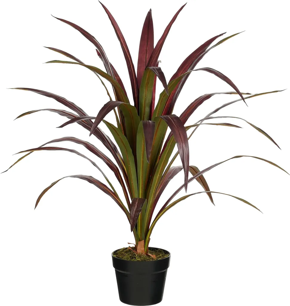 Plante Artificielle Intérieur Bananier Rouge H85 x Ø70 cm Décorative