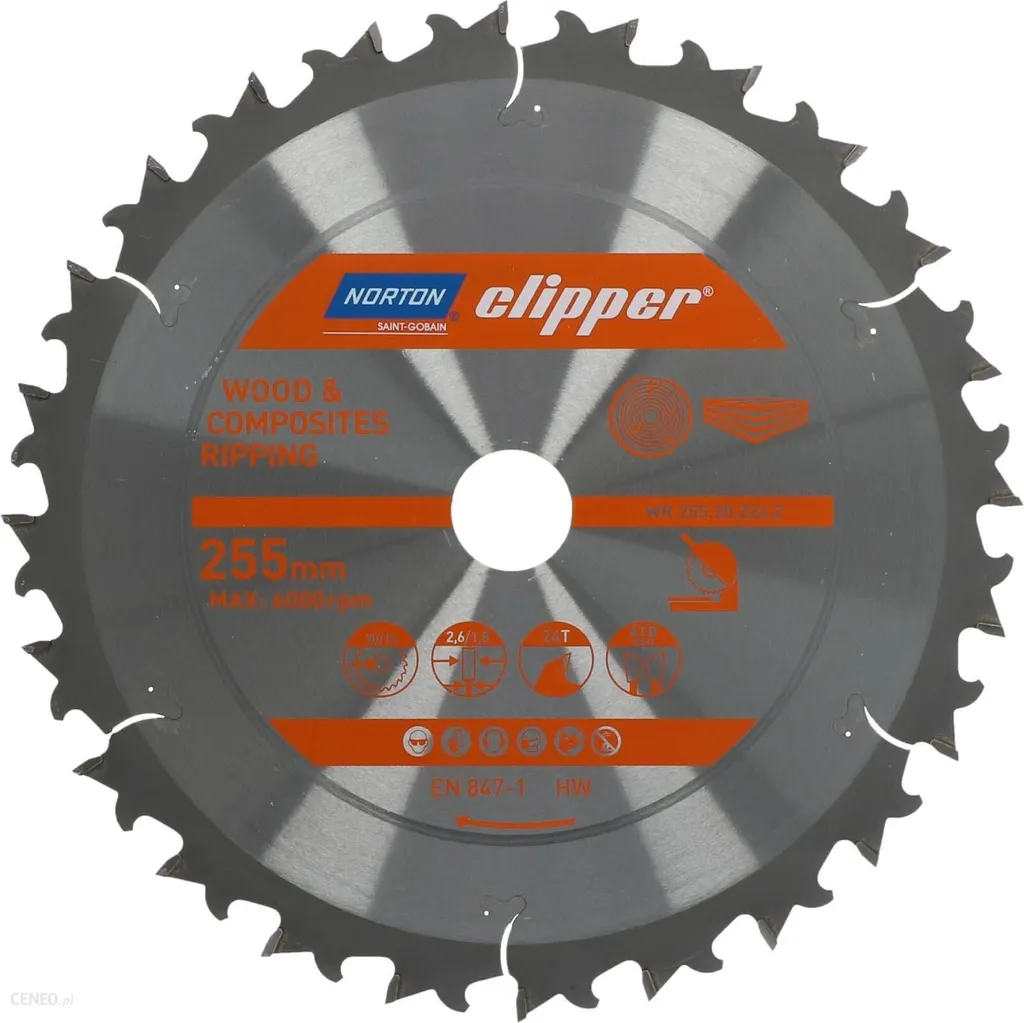 Lama Sega Circolare 255x30 Norton Clipper - Recensione e Offerta